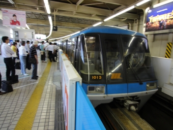モノレール浜松町駅から羽田空港第１ターミナル駅:鉄道乗車記録の写真