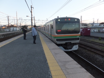 宇都宮駅から小金井駅の乗車記録(乗りつぶし)写真