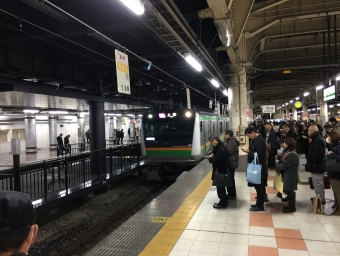 上野駅から宇都宮駅の乗車記録(乗りつぶし)写真