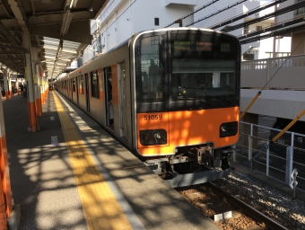 草加駅から西新井駅の乗車記録(乗りつぶし)写真