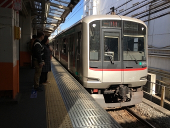 西新井駅から押上駅の乗車記録(乗りつぶし)写真