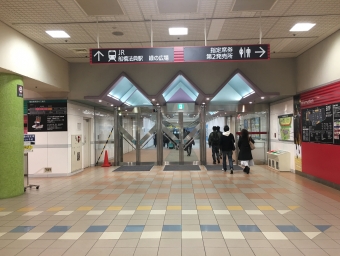 船橋法典駅から東松戸駅の乗車記録(乗りつぶし)写真