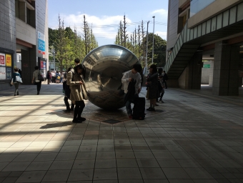 日吉駅から溜池山王駅の乗車記録(乗りつぶし)写真