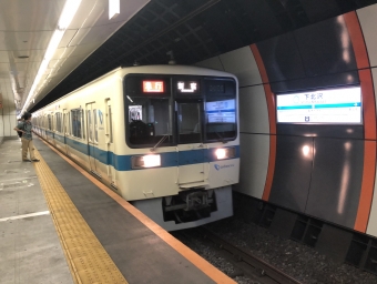 下北沢駅から新宿駅の乗車記録(乗りつぶし)写真