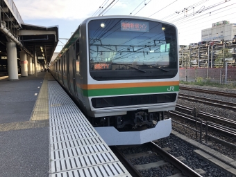 宇都宮駅から逗子駅の乗車記録(乗りつぶし)写真