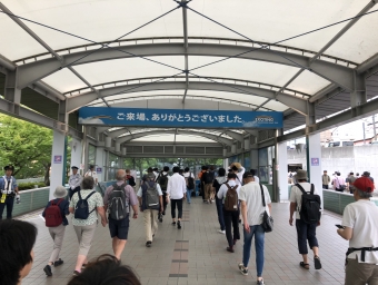 仁川駅から西宮北口駅の乗車記録(乗りつぶし)写真