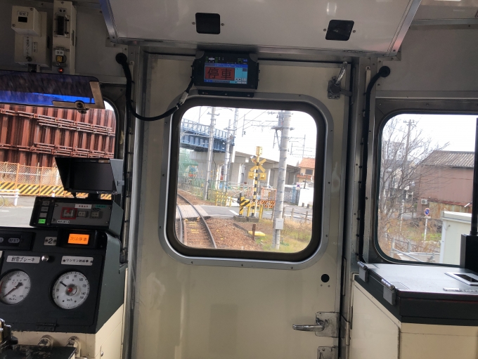 鉄道乗車記録の写真:車窓・風景(4)        「単線で名古屋本線をアンダーパス。」