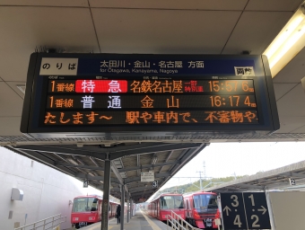 河和駅から太田川駅の乗車記録(乗りつぶし)写真
