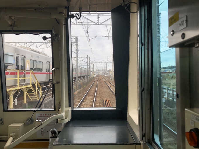 鉄道乗車記録の写真:車窓・風景(6)        「尾張旭検車支区付近。」