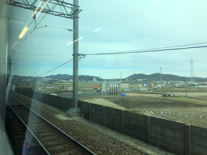 鉄道乗車記録の写真:車窓・風景(14)        「五郎丸信号所に停車。（このあと列車交換。）」