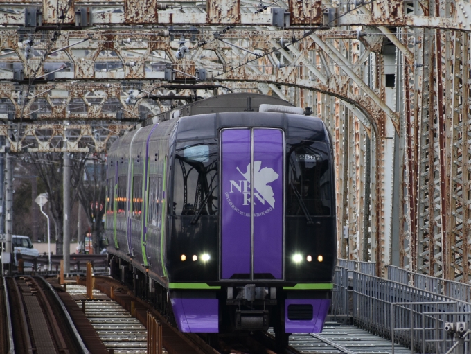 鉄道乗車記録の写真:列車・車両の様子(未乗車)(6)        「犬山遊園駅構内から犬山橋方向を撮影(3)。」