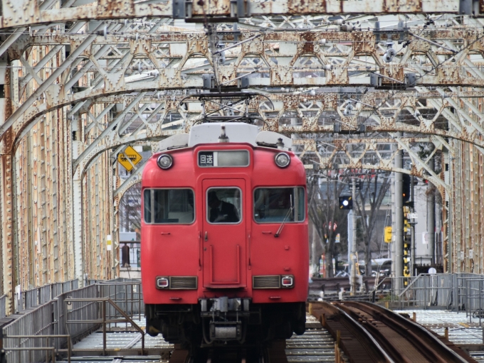 鉄道乗車記録の写真:列車・車両の様子(未乗車)(8)        「犬山遊園駅構内から犬山橋方向を撮影(5)。」