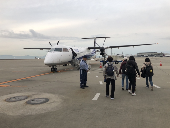 鉄道乗車記録の写真:旅の思い出(24)        「中部国際空港から搭乗した成田空港行きANA496便。」