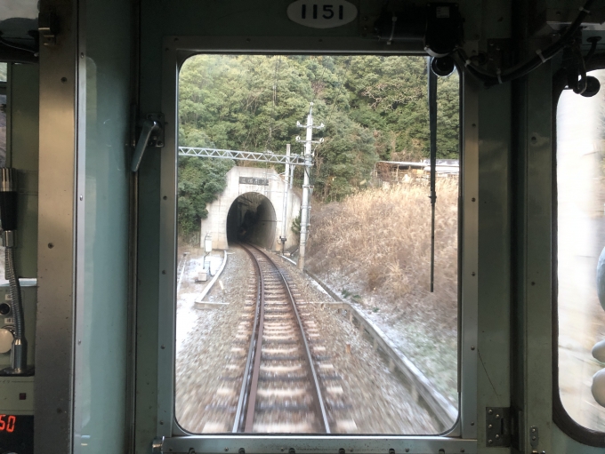 鉄道乗車記録の写真:車窓・風景(12)        「藍那隧道。」