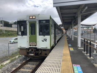 女川駅から前谷地駅の乗車記録(乗りつぶし)写真