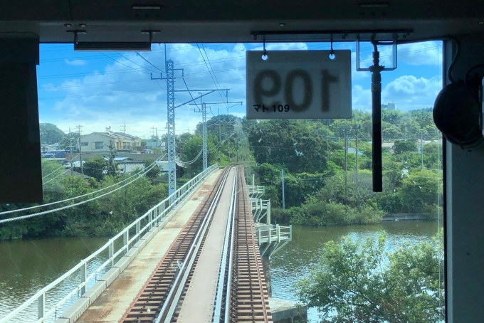 鉄道乗車記録の写真:車窓・風景(8)        「印旛沼と利根川をつなぐ長門川。」
