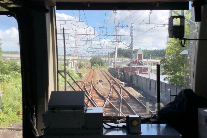 鉄道乗車記録の写真:車窓・風景(3)     「成田線分岐点付近(1)。」