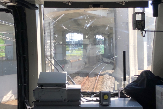 鉄道乗車記録の写真:車窓・風景(4)     「成田線分岐点付近(2)。」