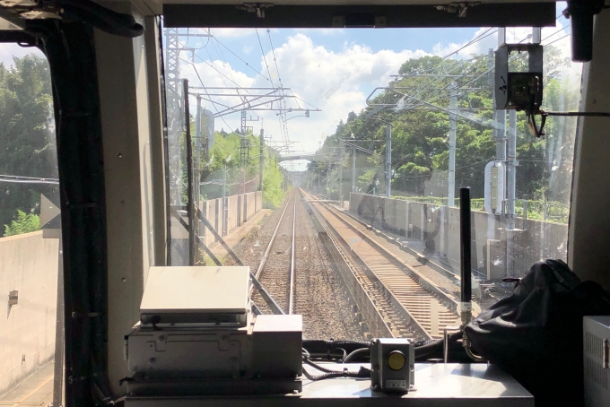 鉄道乗車記録の写真:車窓・風景(6)     「成田スカイアクセス線との単線並列区間。」