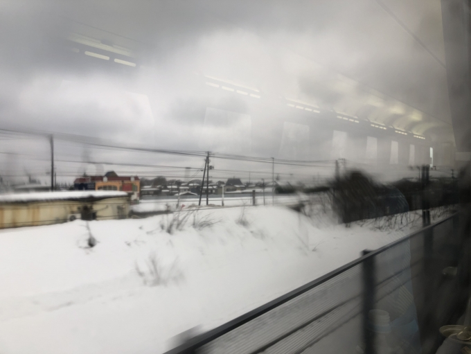 鉄道乗車記録の写真:車窓・風景(8)        「JR信越本線から離れていくところ。」