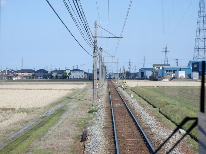 鉄道乗車記録の写真:車窓・風景(11)        「（最後部の窓から）」