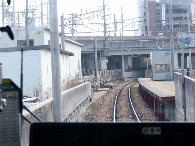 鉄道乗車記録の写真:車窓・風景(7)        「（最後部の窓から）」