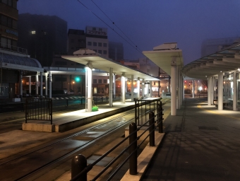 福井駅停留場からたけふ新駅の乗車記録(乗りつぶし)写真