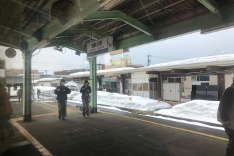 越前大野駅から九頭竜湖駅の乗車記録(乗りつぶし)写真