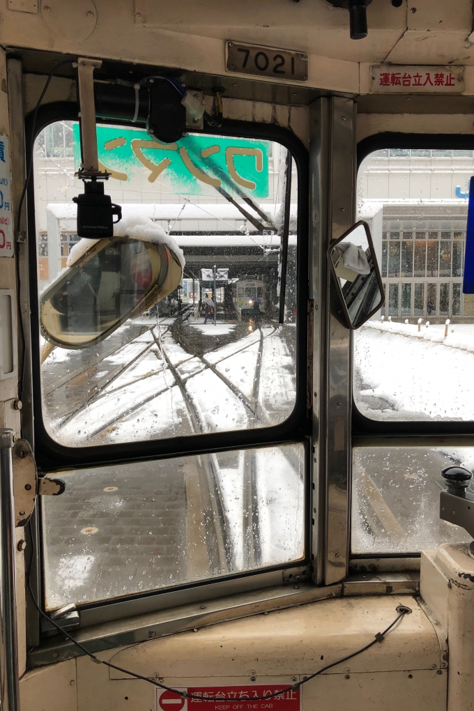 鉄道乗車記録の写真:車窓・風景(2)        「車両後部の窓から撮影。」