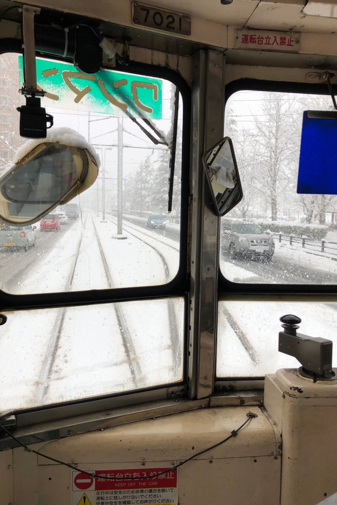 鉄道乗車記録の写真:車窓・風景(10)        「車両後部の窓から撮影。」