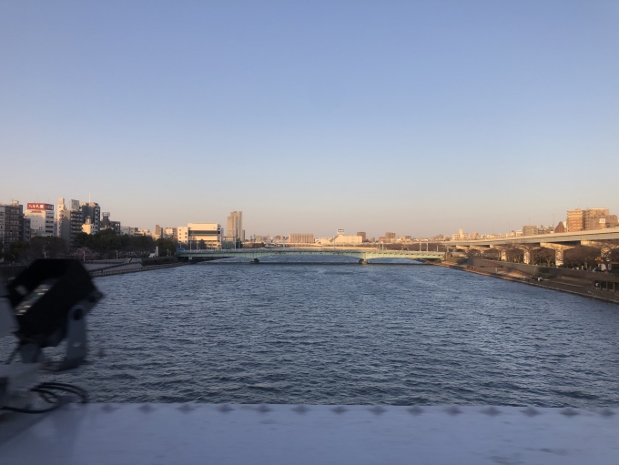 鉄道乗車記録の写真:車窓・風景(8)     「隅田川。」