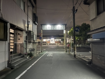 櫟本駅から奈良駅の乗車記録(乗りつぶし)写真