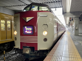 岡山駅から出雲市駅の乗車記録(乗りつぶし)写真