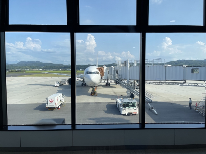 鉄道乗車記録の写真:旅の思い出(26)        「出雲縁結び空港から日本航空JAL284便で羽田空港へ。」