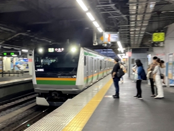 品川駅から上野駅:鉄道乗車記録の写真