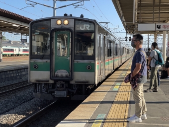小牛田駅から岩切駅の乗車記録(乗りつぶし)写真