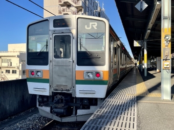 桐生駅から新前橋駅:鉄道乗車記録の写真