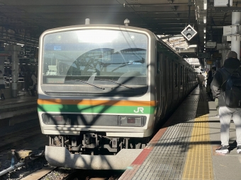 上野駅から川崎駅:鉄道乗車記録の写真