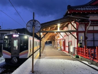 弥彦駅から吉田駅の乗車記録(乗りつぶし)写真