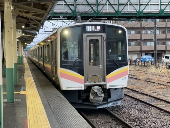 東三条駅から長岡駅の乗車記録(乗りつぶし)写真