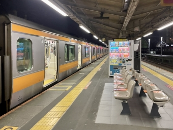 高尾駅から東京駅の乗車記録(乗りつぶし)写真