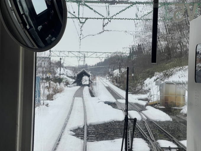 鉄道乗車記録の写真:車窓・風景(7)        「二本木駅のスイッチバック1。」