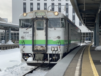 函館駅から森駅:鉄道乗車記録の写真