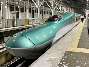 新函館北斗駅から盛岡駅の乗車記録(乗りつぶし)写真