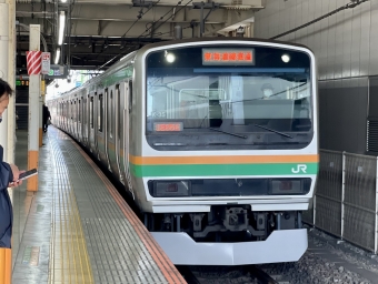 茅ケ崎駅から小田原駅の乗車記録(乗りつぶし)写真