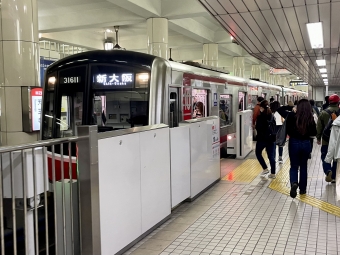 天王寺駅から新大阪駅:鉄道乗車記録の写真