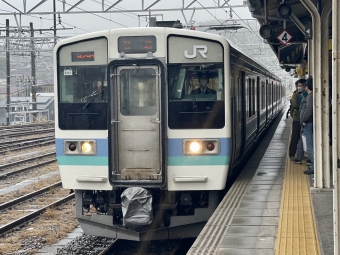 中津川駅から塩尻駅の乗車記録(乗りつぶし)写真