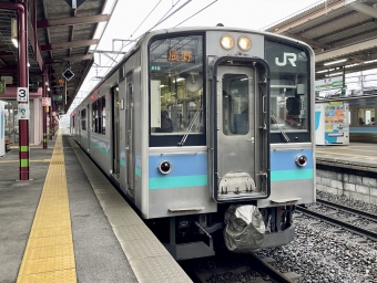 塩尻駅から辰野駅の乗車記録(乗りつぶし)写真