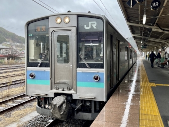 辰野駅から塩尻駅の乗車記録(乗りつぶし)写真