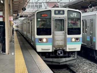 塩尻駅から松本駅の乗車記録(乗りつぶし)写真